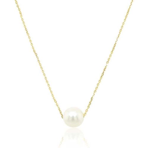 9ct Yellow Gold Pearl Pendant