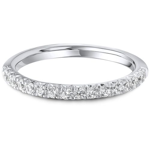 Platinum 0.33ct Pave Set Eternity Ring
